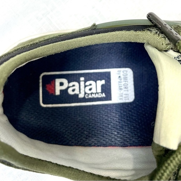 Pajar Canada Yano F Athletic Army Green Sneakers Size 8-8.5   Europe 39 - Picture 4 of 8